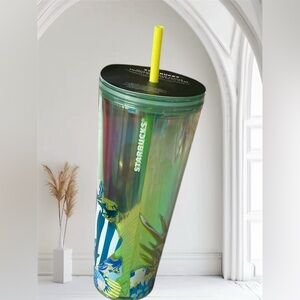 Starbucks Venti Summer 2024 Mariposa iridescent tumbler 24 Oz -without topper
